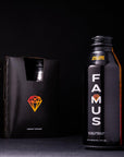 FAMUS Energy Drink Endless Sunsets  Vibrant Orange Flavor inspired by a classic Old Fashioned  4 Pack