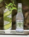 Fever Tree Sparkling Cucumber Tonic  Premium Quality Mixer and Soda  Refreshing Beverage for Cocktails  Mocktails 200ml Bottle  Pack of 15