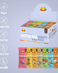 AMRITA Vegan Protein Bars Variety Pack 6 Flavors  PeanutDairy Free Soy  Gluten Free  15g Plant Based Protein Bars  High Fiber Low Sugar Meal Replacement Bar  Breakfast Bars High Protein Bars