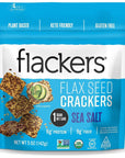 NOT A CASE Flackers Flax Seed Crackers Sea Salt