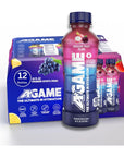 AGAME Sports Drink Dragon Fruit Plum The Ultimate Hydration Sports Beverage for Athletes 8 Essential Vitamins including B C  E plus Natural Sea Salt Electrolytes All Natural Flavors  Sweeteners Gluten Free 169 Fl Oz Pack of 12