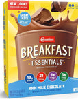 Carnation Breakfast Essentials Powder Drink Mix Rich Milk Chocolate 10 Count Box of 126 Ounce Packets Pack of 6