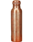 Pure Copper Water Bottle 34 oz Indian Handmade Copper Bottle Ayurveda Healing Benefit Copper vessel With Carry Bag for Drinking Travel Hiking Gym Office Outdoor  Antique Finish  1000ml