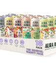 Aura Bora Variety Pack Herbal Sparkling Water 12 oz Can Pack of 18 0 Calories 0 Sugar 0 Sodium NonGMO