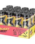 RAZE Zero Sugar Energy Drink 300mg Caffeine Zero Calories Sugar Free Energy Drink Performance and Hydration Galaxy Burst 12 Pack