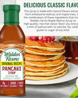 Walden Farms Pancake Syrup 12 oz Sweet Syrup  Near Zero Fat Sugar and Calorie  For Pancakes  Waffles  French Toast  Ice Cream  Desserts  Snacks  Appetizers and Many More