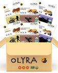 Olyra Organic Breakfast Biscuits Sandwich | Healthy Snacks, Low Sugar, High Fiber, Protein Cookies (Variety Pack, 6 Count (Pack of 4)