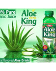 OKF Aloe Vera King Drink Flavors includes Coco Original Grape Mango Pineapple Watermelon Pomegranate Gold Kiwi Peach and Strawberry 10 flavor variety pack 10