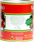 Stanislaus Valoroso Robusto Style Whole Peeled Pear Tomatoes with Basil Leaf 6Pound 8Ounce No 10 Can