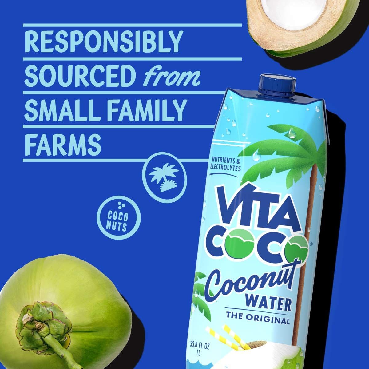 Vita Coco Coconut Water Original 338 Fl Oz Pack of 6