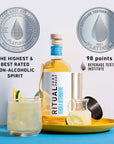 RITUAL ZERO PROOF Tequila Alternative  AwardWinning NonAlcoholic Spirit  254 Fl Oz 750ml  Zero Calories  Sustainably Made in USA  Make Delicious Alcohol Free Cocktails