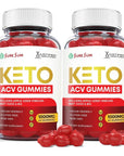 Justified Laboratories (2 Pack) Sure Slim Keto ACV Gummies 1000MG