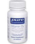 Pure Encapsulations Vitamin D3 125 mcg (5,000 IU) - Supplement to Support Bone, Joint, Breast, Heart, Colon, and Immune Health* - with Vitamin D - 60 Capsules