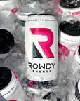 Rowdy Energy Drink, Strawberry Lemonade, Sugar-Free - 16 Fl Oz - (12 Pack)