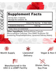 Codeage L-Glutamine 1000mg Supplement, Free-Form Amino Acid Glutamine, Liposomal Delivery for Enhanced Absorption, 3-Month Supply, Vegan & Non-GMO, Gut Health, Immune, Muscles Support, 180 Capsules