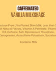 Spylt Caffeinated Vanilla Milkshake  20g Protein 60mg Caffeine Sugar Free Lactose Free Milk Protein Drink  12 Count 11 Fl Oz