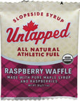 UnTapped Organic Maple Raspberry Waffle  Individually Wrapped  Box of 16