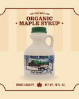 Frost Ridge Maple Farm Organic Maple Syrup Grade A Pint 16 FL Oz Dark Robust formerly Grade B