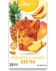 Olinda Pineapple  Mango Sweetened Iced Tea Caffeinated Brew Hot or Cold 25 Tea Bags  Pack of 1