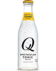 Q Mixers Premium Tonic Water Real Ingredients  Less Sweet  67 Fl oz Pack of 24 Only 40 Calories per Bottle