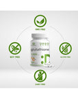 Glutathione Supplement 1,000mg Per Serving - Plus Vitamin C 500mg - 120 Capsules