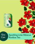 MINNA Organic Sparkling Lime Hibiscus Tea 12 FZ