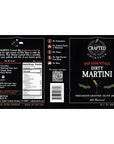 Crafted Cocktails Premium Dirty Martini Mix  2Pack 127 FL OZ Each