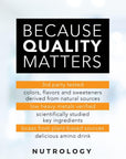 Nutrology BCAA Natural Powder - Non-GMO, Plant Sourced Amino Acid Drink Mix, Improve Performance, Enhance Recovery - Boost Immune Health, No Artificial Colors - BCAA Powder - Tropical - (30 Servings)