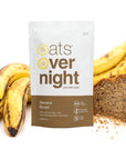 Oats Overnight Banana Bread  Vegan Overnight Oats with 20g Protein High Fiber Breakfast Protein Shake  Gluten Free Oatmeal Non GMO High Protein Oatmeal 26 oz per meal 8 Pack