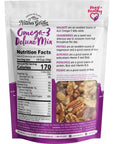 Natures Garden Omega 3 Deluxe Mix  Healthy Trail Mix Power Up Mega Omega Trail Mix Nuts Heart Healthy Gluten Free Cholesterol Free Sodium Free No Artificial Ingredients  40 Oz Bag