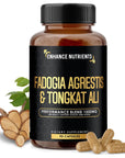 Enhance Nutrients Fadogia and Tongkat Ali Capsules (1500mg) for Male Health, Vitality, Energy, Stamina, and Hormone Balance