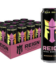 REIGN Total Body Fuel, Reignbow Sherbet - 16 Fl Oz (Pack of 12)