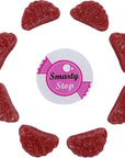 Smarty Stop Red Cherry Slice Wedges Candy 2 Pound Pack of 1