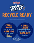 Kelloggs Frosted Flakes Breakfast Cereal Kids Cereal Family Breakfast Family Size Strawberry Milkshake 6 Boxes