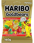 Haribo, Goldbears Gummy Candy with Fruit Juice, - 160 grams