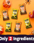 That’s it. Spooky Fruit Bites Halloween Fun Size Fruit Bars Variety Pack (Mango, Banana), Non-GMO, Allergen Friendly, Kosher, Gluten Free Snacks No Added Sugar (40 PCS, 10g Each)