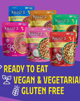 Fillos Ready to Eat Beans  Lentils Variety Pack  Black Beans Lentils Pinto Beans Mayocoba Beans  GlutenFree PreservativeFree Microwavable Meals NonGMO Vegan Plant Protein 10 oz Pk of 6