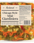 Roland Foods Chicago Style Mild Giardiniera Italian Pepper Relish Sourced in the USA 56Ounce Pouch