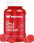 ProTKFU Apple Cider Vinegar Gummies - ACV Gummies for Weight Loss - Vegan, Gluten-Free, Vitamin B12, B9 - Best Detox & Cleanse Supplement for Healthy