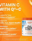 Doctor's Best Vitamin C Powder with Q-C, Healthy Immune System, Brain, Eyes, Heart and Circulation, Joints, Sourced from Scotland, 250G, 8.8 Ounce