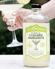 Stirrings 2 Pack Margarita Mix Cocktail Mix 750ml Bottles  Real Juice No Preservatives  5 Calories  Drink Mixer