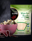 KAME Organic Rice Noodles  Premium Quality Vermicelli  GlutenFree No Preservatives or MSG A Thai and Southeast Asian Staple  Perfect for StirFries Soups and Salads  88oz