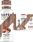 KITU SUPER COFFEE Keto Protein Coffee 0g Added Sugar 10g Protein 70 Calories Hazelnut 12 Fl Oz 12 Pack  Iced Smart Coffee Drinks