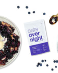 Oats Overnight  Blueberry Cobbler 8 Pack Dairy Free High Protein Low Sugar Breakfast  Gluten Free High Fiber Non GMO Oatmeal 25oz per pack