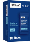 RXBAR Protein Bars Protein Snack Snack Bars Blueberry 183oz Box 10 Bars