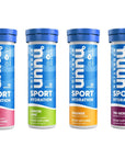 Nuun Sport Electrolyte Tablets for Proactive Hydration, Mixed Citrus Berry Flavors, 4 Pack (40 Servings)