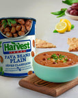 Harvest Canned Fava Beans With Tahini Ready To Eat Rich in Protein 400 gm  14 oz AHD E/E3 ('D7-JF)