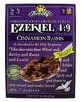 Food For Life Baking Co Cereal  Organic  Ezekiel 49  Sprouted Whole Grain  Cinnamon Raisin  16 oz  case of 6