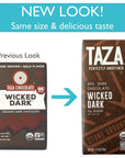 Taza Chocolate Organic Amaze Bar 95 Stone Ground Wicked Dark 25 Ounce 6 Count Vegan