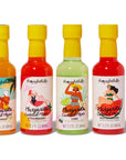 Thoughtfully Cocktails Margarita Mixer Gift Set 23 Ounces Each Flavors Include Blood Orange Strawberry Mango Watermelon and Lime Includes Rimming Salt Pack of 5 Contains NO Alcohol